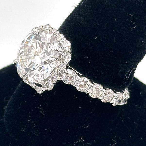 Platinum 4.62ct (Lab Grown) Diamond Engagement Ring
