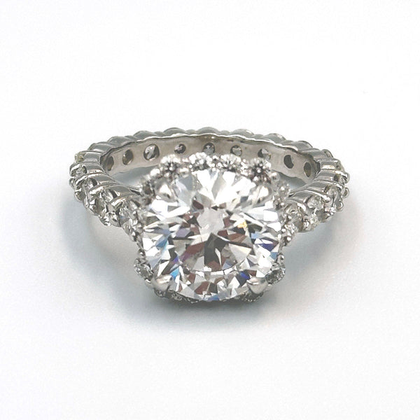 Platinum 4.62ct (Lab Grown) Diamond Engagement Ring