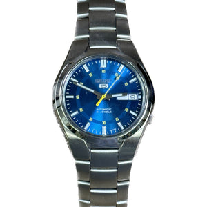 Seiko 5 Sports Automatic SNK615 Stainless Steel with Blue Face - Chicago Pawners & Jewelers