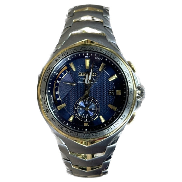 Seiko Coutura SSG020 - Two Tone with Blue Face