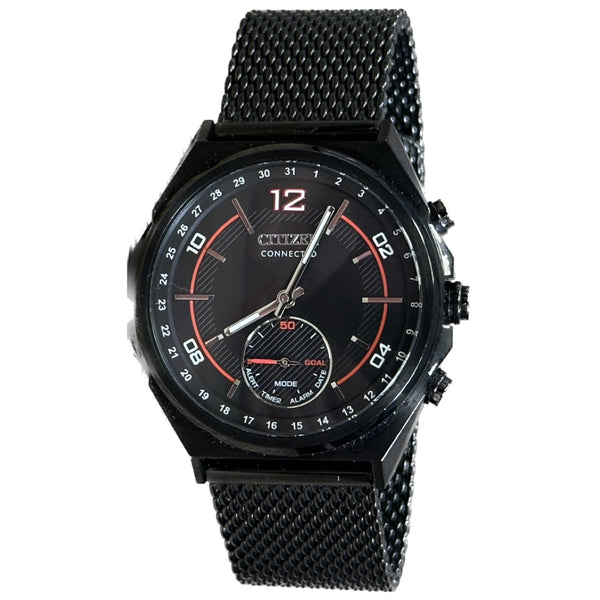 Citizen Connected Quartz Mens Watch, Stainless Steel, Black (Model: CX0005-78E)