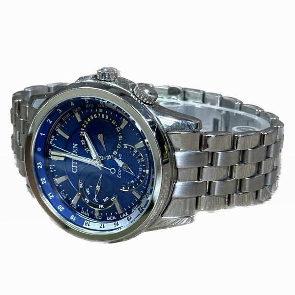 Citizen Calendrier Watch - SS With Blue Dial - Chicago Pawners & Jewelers