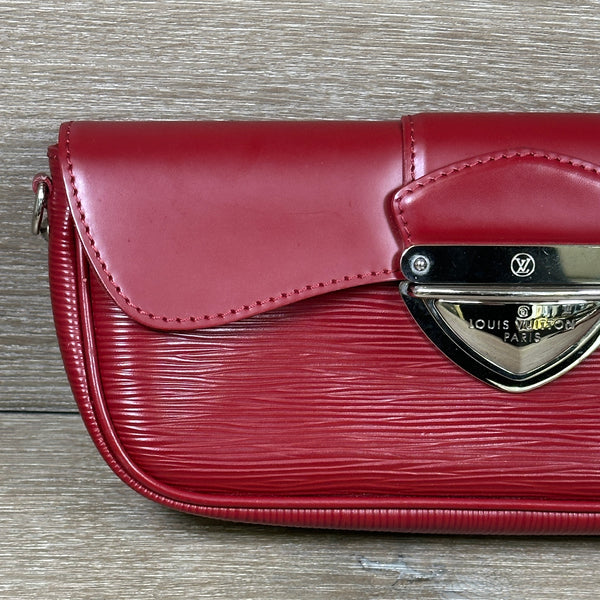 Louis Vuitton Epi Red 2009 Montaigne Shoulder Bag