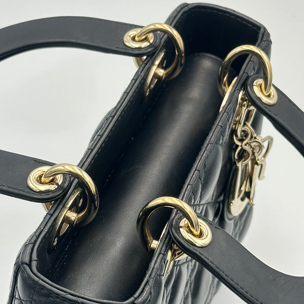 Dior My ABCDior Bag Cannage Lambskin Small - Black