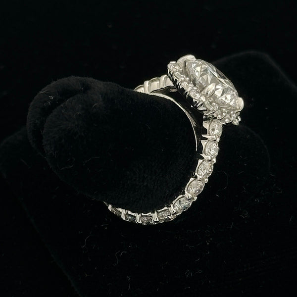 Platinum 4.62ct (Lab Grown) Diamond Engagement Ring