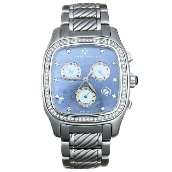 David Yurman Thoroughbred  Diamond Chronograph