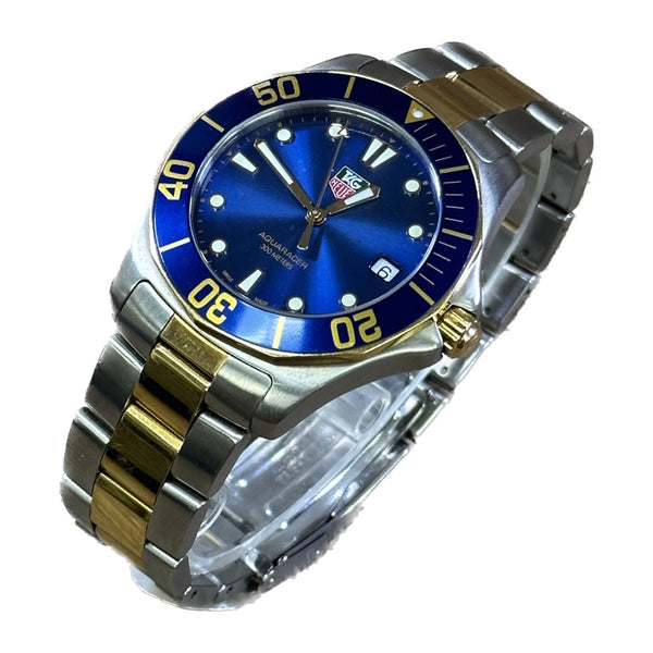 Tag Heuer Aquaracer - Blue Dial - Two-Tone Bracelet - Chicago Pawners & Jewelers