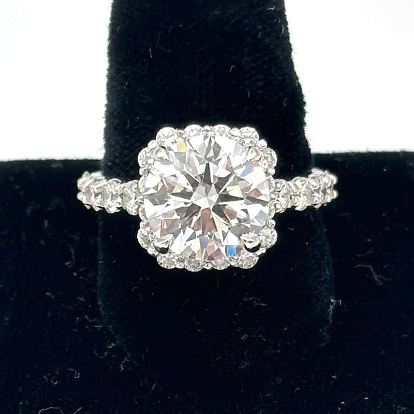 Platinum 4.62ct (Lab Grown) Diamond Engagement Ring