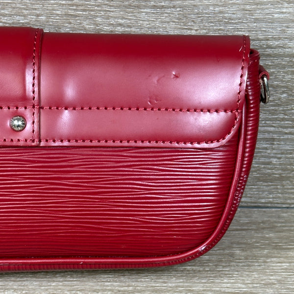 Louis Vuitton Epi Red 2009 Montaigne Shoulder Bag