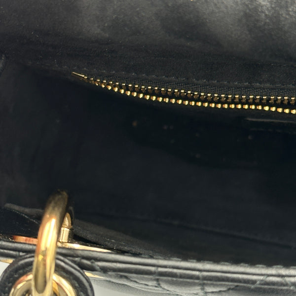 Dior My ABCDior Bag Cannage Lambskin Small - Black