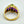 Bellarri 18k Yellow Gold and Amethyst Asymmetrical Bypass Cocktail Ring