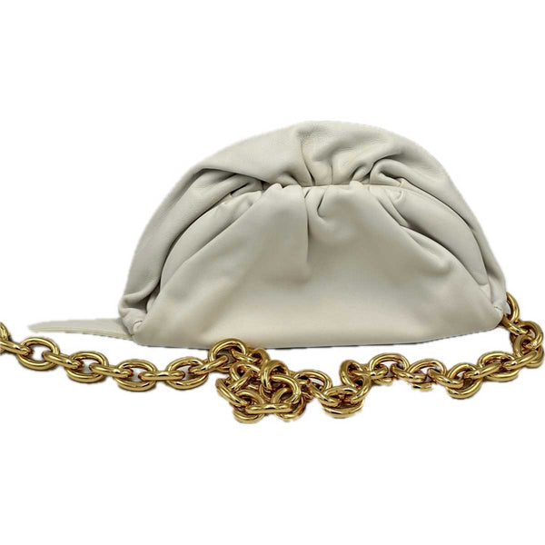 Bottega Veneta Chain Pouch Body Bag - Plaster