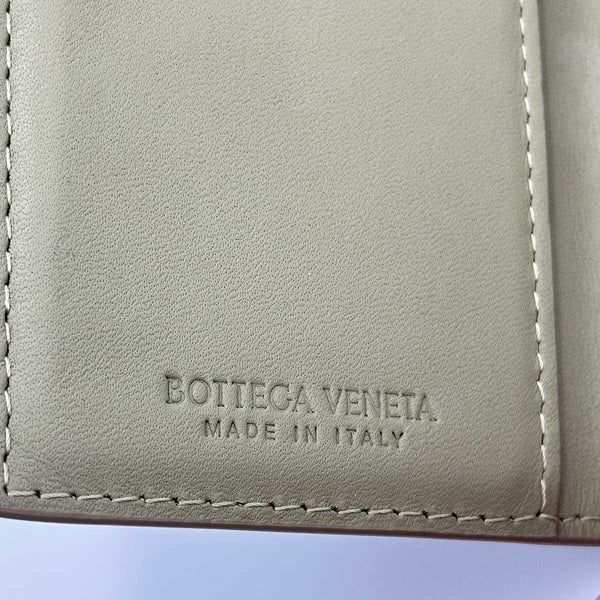 Bottega Veneta Intrecciato Flap Card Case - Olive Green