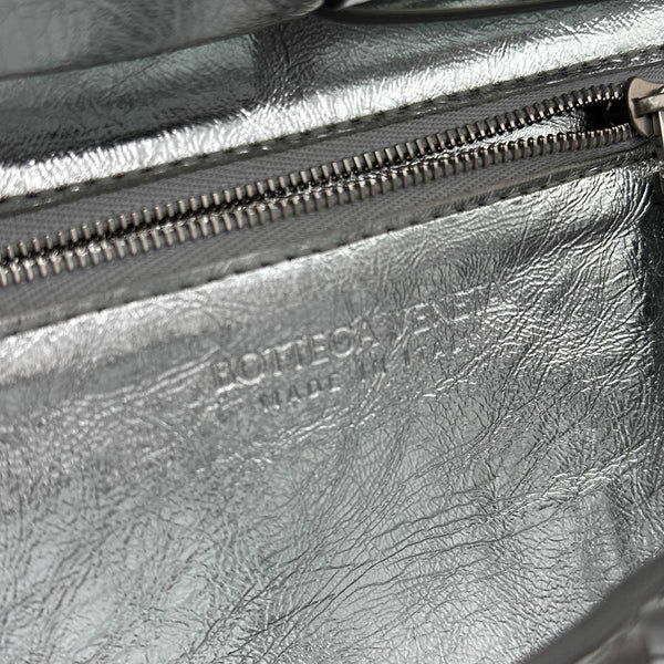 Bottega Veneta Mini Arco Tote Bag - Metallic Silver