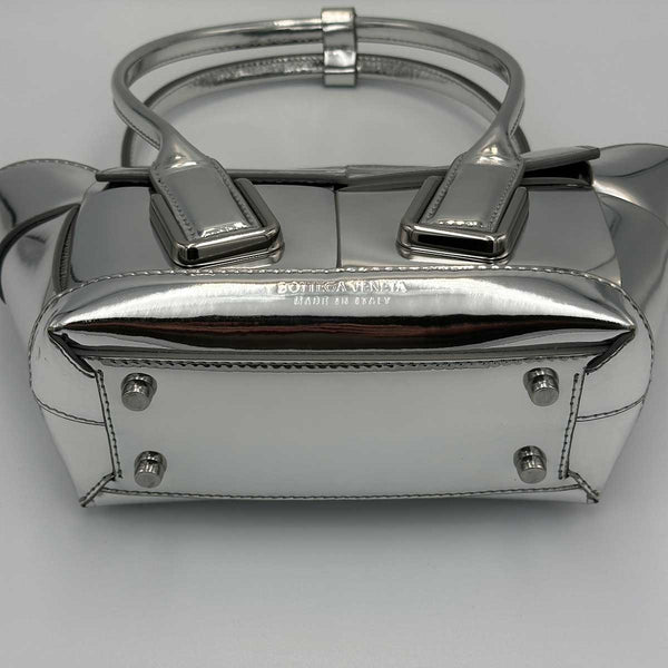Bottega Veneta Mini Arco Tote Bag - Metallic Silver