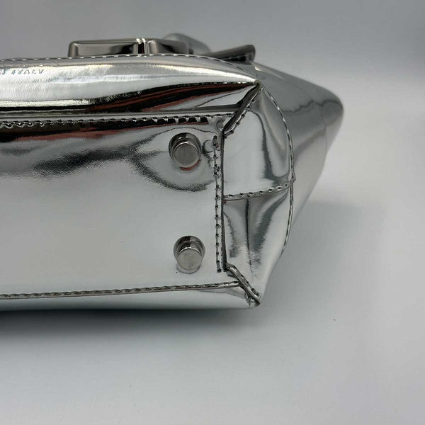 Bottega Veneta Mini Arco Tote Bag - Metallic Silver