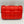 Bottega Veneta Nail Polish Red Woven Leather Maxi Weave Padded Cassette Chain Bag