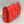 Bottega Veneta Nail Polish Red Woven Leather Maxi Weave Padded Cassette Chain Bag