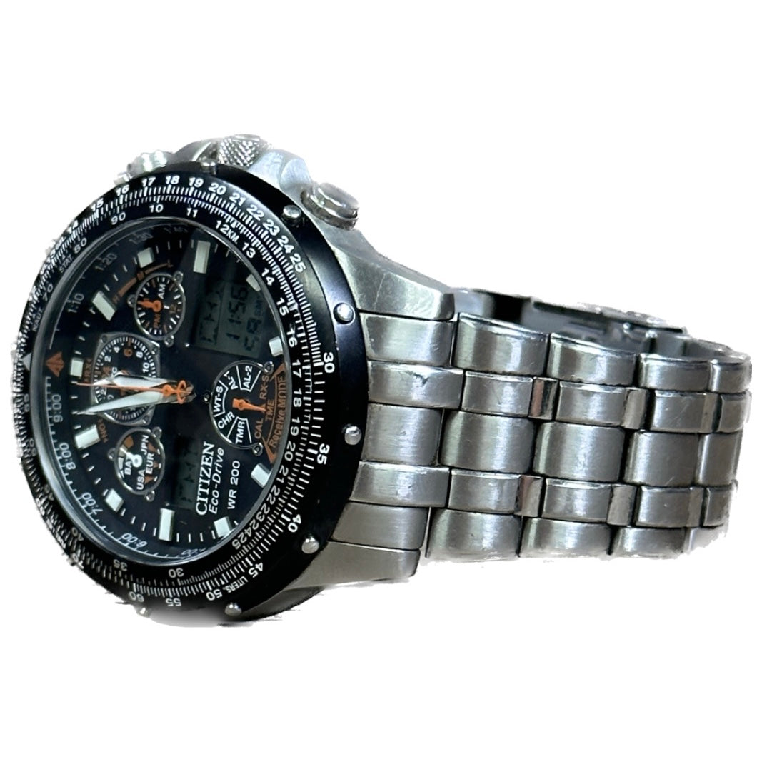 Citizen Eco-Drive JY0000-53E Skyhawk A-T Stainless Radio Control