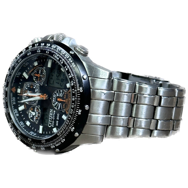 Citizen Eco-Drive JY0000-53E Skyhawk A-T Stainless Radio Control Watch