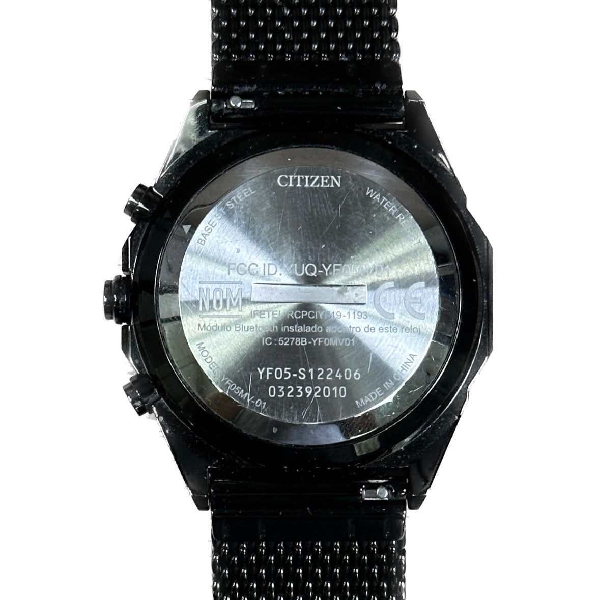 Citizen Connected Quartz Mens Watch, Stainless Steel, Black (Model:  CX0005-78E)