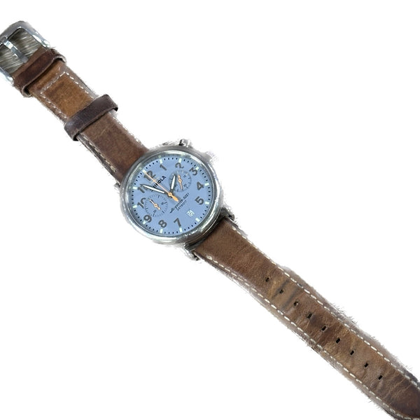 Shinola The Runwell 41mm 2 Eye Chrono - Slate Blue - Chicago Pawners & Jewelers