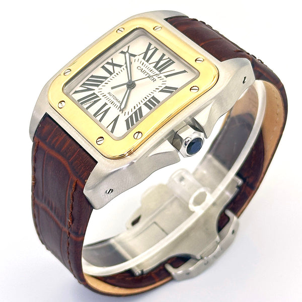 Cartier Santos XL 100 SS/18K