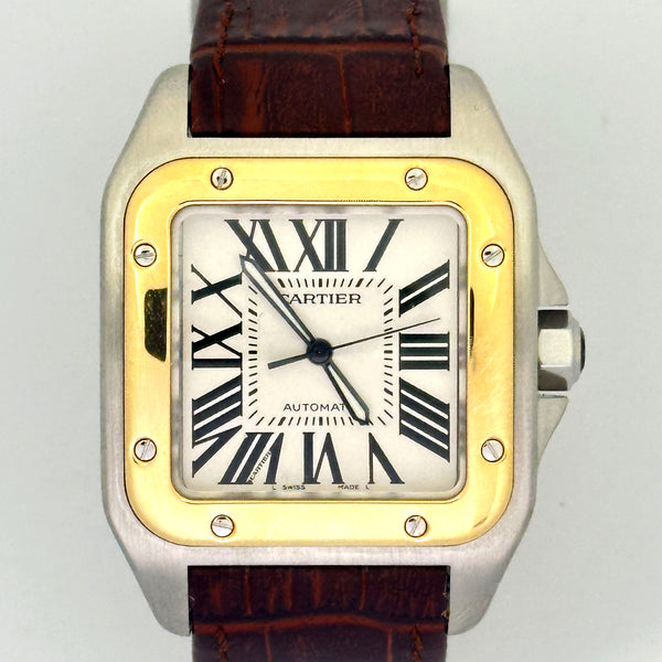 Cartier Santos XL 100 SS/18K