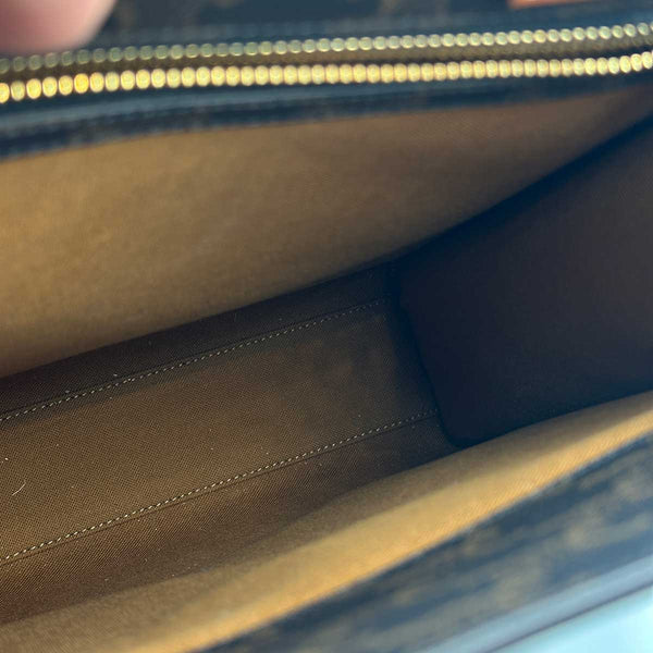 Celine Vertical Cabas Tote Triomphe Coated Canvas - Small