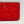 Chanel Caviar Camellia Embossed Cosmetic Pouch - Red