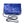 Chanel Quilted Velvet Wallet on Chain - Blue