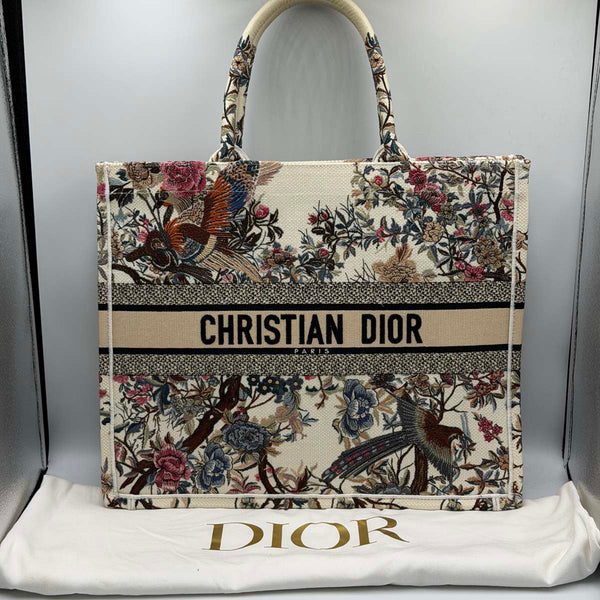 Christian Dior Jardin D'Hiver Book Tote Large