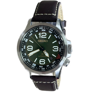 Seiko Prospex Automatic SRPA77K1 - Green Face with Leather Band - Chicago Pawners & Jewelers