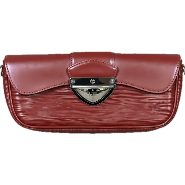 Louis Vuitton Epi Red 2009 Montaigne Shoulder Bag