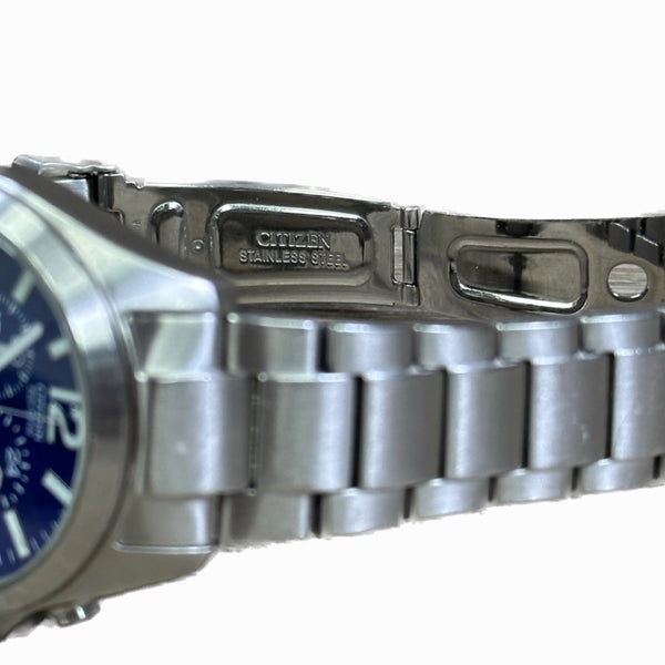 Citizen Eco-Drive Exclusive Chronograph AT0870-53L - SS Blue Dial