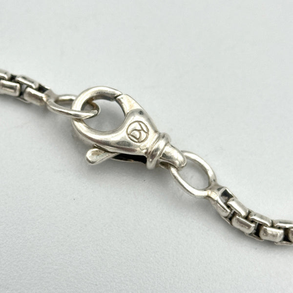 David Yurman Albion Pendant - Sterling Silver with Black Onyx and Diamonds