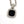 David Yurman Albion Pendant - Sterling Silver with Black Onyx and Diamonds