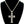 David Yurman Men's Chevron Cross Pendant with Black Diamonds in Sterling Silver