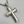 David Yurman Men's Chevron Cross Pendant with Black Diamonds in Sterling Silver