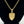 David Yurman Men's St. Michael Amulet and Chain 18k Yellow Gold