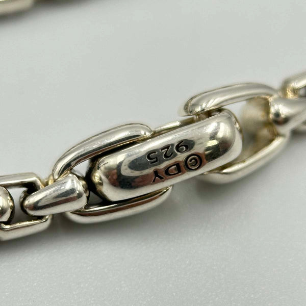 David Yurman Pavé Cross Bracelet in Sterling Silver with Diamonds, 5mm