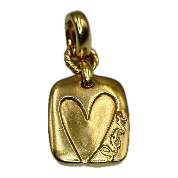David Yurman SY Heart Amulet in 18k Yellow Gold