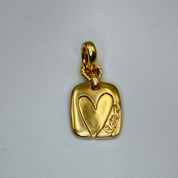 David Yurman SY Heart Amulet in 18k Yellow Gold