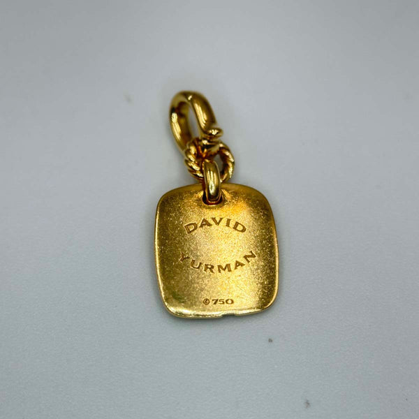 David Yurman SY Heart Amulet in 18k Yellow Gold