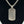 David Yurman Sterling Silver Dog Tag Pendant