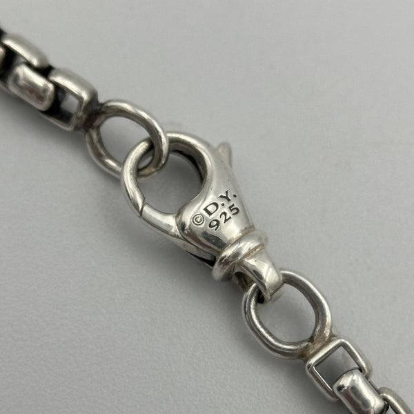 David Yurman Sterling Silver Dog Tag Pendant