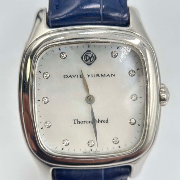 David Yurman Thoroughbred Ladies Watch - Mother of Pearl and Diamond Dial