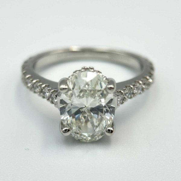 Platinum 2.95ct Diamond Engagement Ring