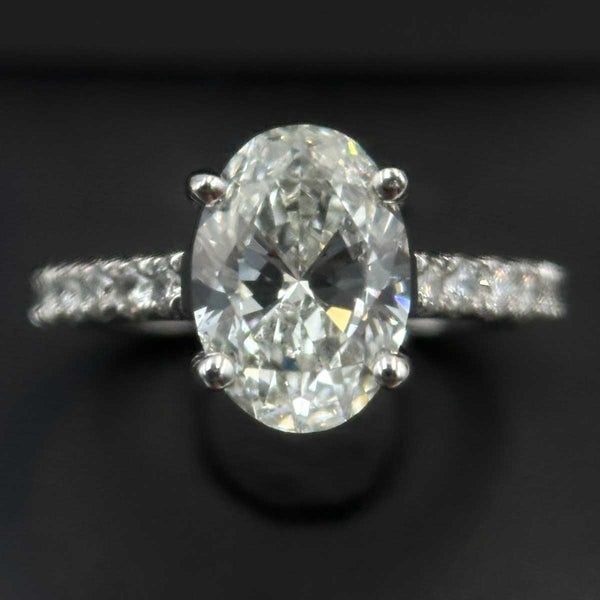 Platinum 2.95ct Diamond Engagement Ring
