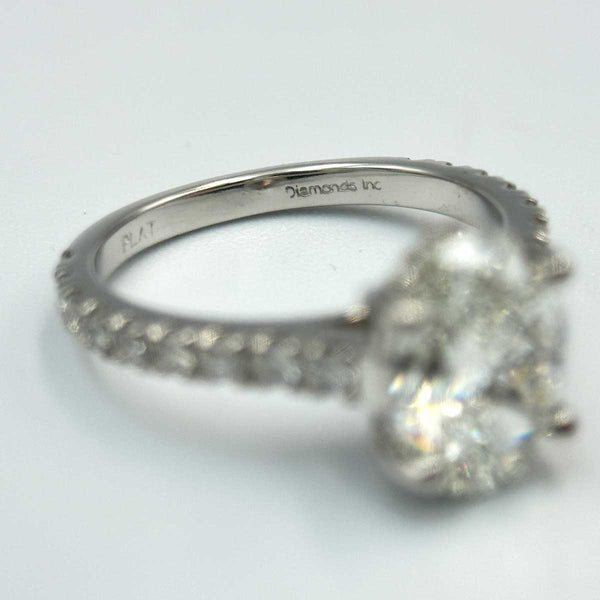Platinum 2.95ct Diamond Engagement Ring